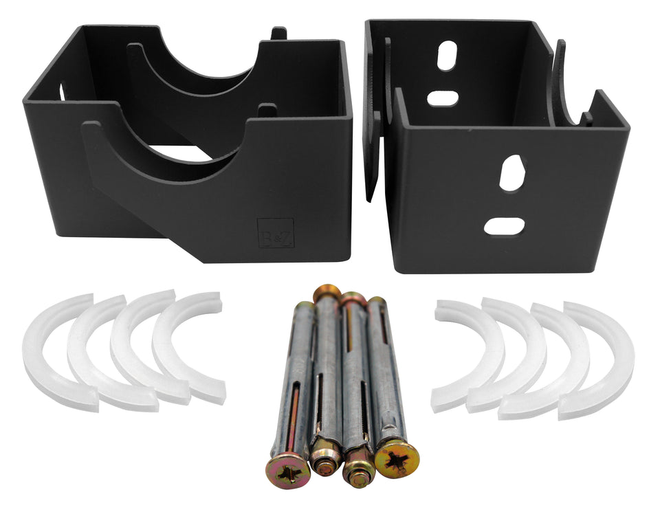 universal designer, radiator brackets, dual arm, column radiator