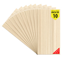 Load image into Gallery viewer, B&amp;Z Paulownia Wood Sheets | Smooth, Easy to Cut, Nice Grain Pattern | Perfect for DIY, Pyrography, Painting, Laser Cutting, Modelling, Home Decor &amp; Any Creative Projects
