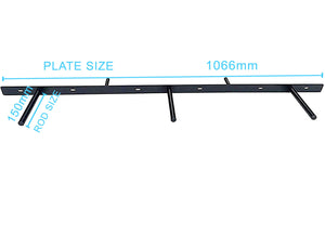B&Z Invisible Hidden Floating Wall Shelf Brackets Extremely Heavy Duty Long Concealed Invisible Hidden