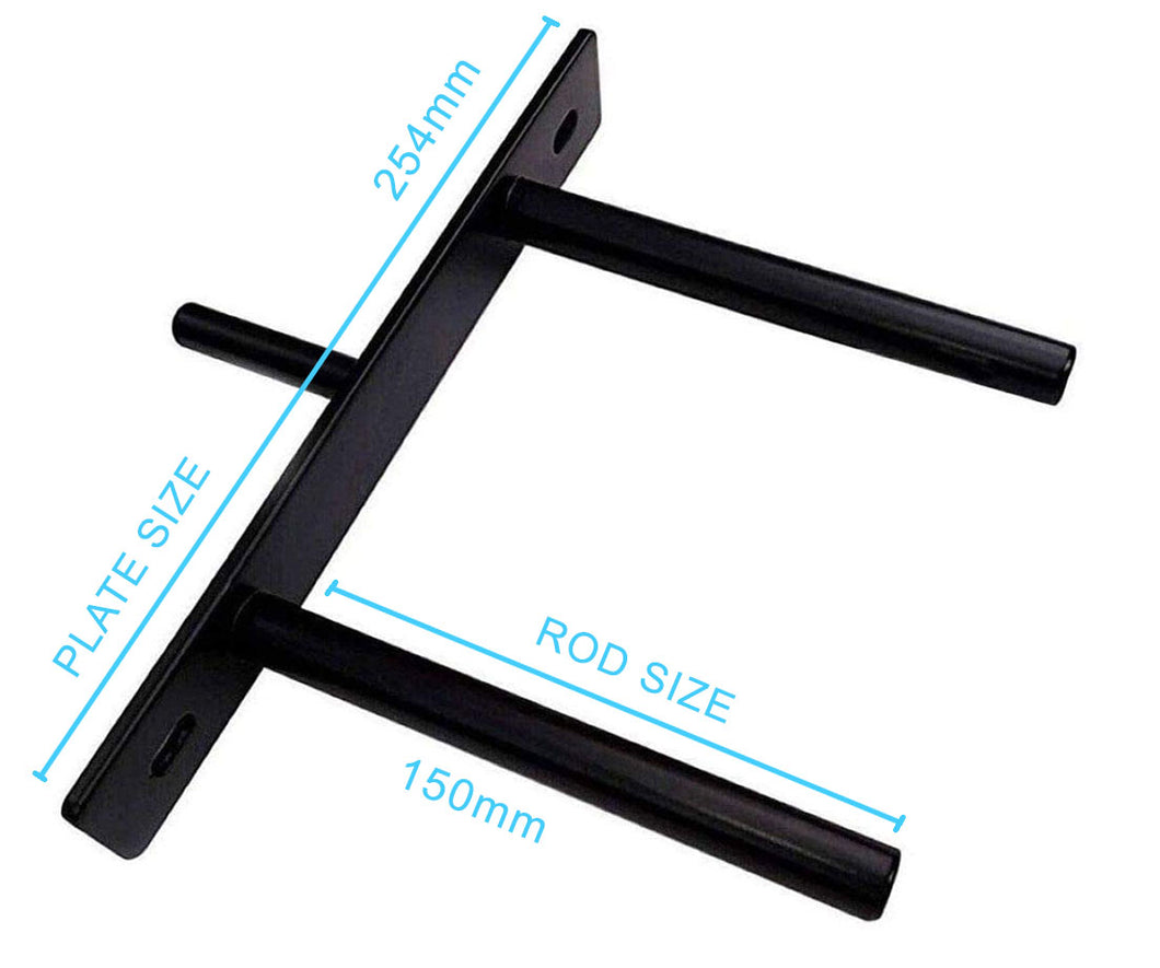 B&Z Invisible Hidden Floating Wall Shelf Brackets Extremely Heavy Duty Long Concealed Invisible Hidden