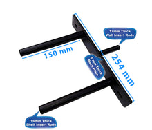 Load image into Gallery viewer, B&amp;Z Invisible Hidden Floating Wall Shelf Brackets Extremely Heavy Duty Long Concealed Invisible Hidden
