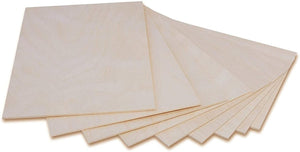 B&Z Paulownia Wood Sheets | Smooth, Easy to Cut, Nice Grain Pattern | Perfect for DIY, Pyrography, Painting, Laser Cutting, Modelling, Home Decor & Any Creative Projects