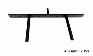 B&Z Invisible Hidden Floating Wall Shelf Brackets Extremely Heavy Duty Long Concealed Invisible Hidden