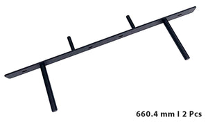 B&Z Invisible Hidden Floating Wall Shelf Brackets Extremely Heavy Duty Long Concealed Invisible Hidden