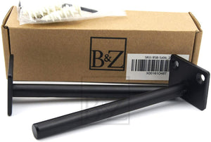 B&Z Heavy Duty Long Concealed Invisible Hidden Floating Shelf Support Industrial Brackets Best for Drywall & Brickwall Blind Scaffold Board Shelve - 3 Sizes & 3 Packs
